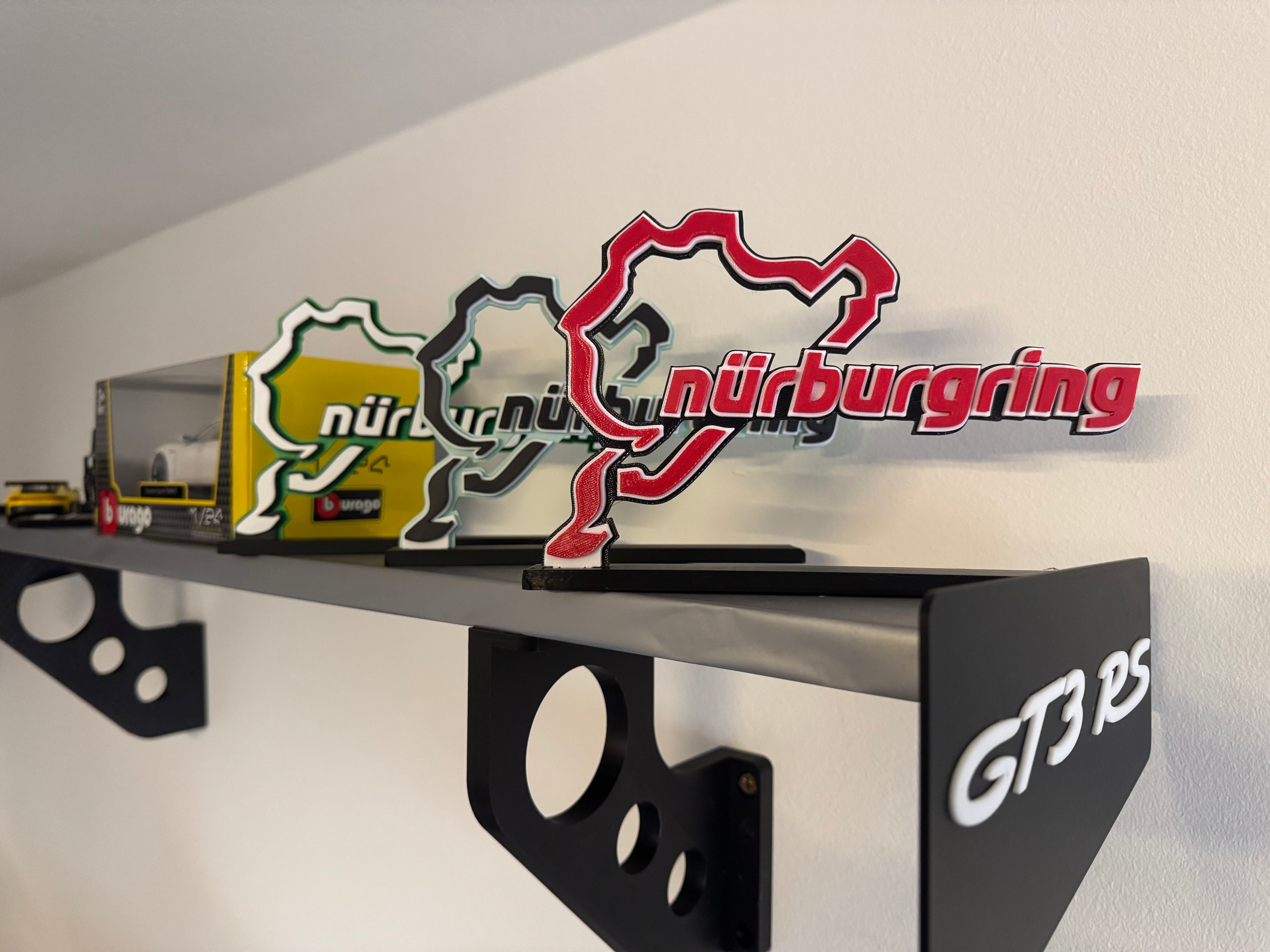 Nürburgring asztaldísz 3d nyomtatott