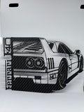 Ferrari F40 Falidísz - Carbon Mintás PETG